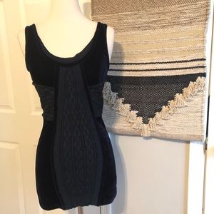 Free People Velvet Bodycon Dress - Size XS
